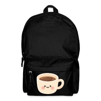 Kaffee Kuschelmug Schlafmütze Kawaii - Rucksack - Schwarz - Vorne