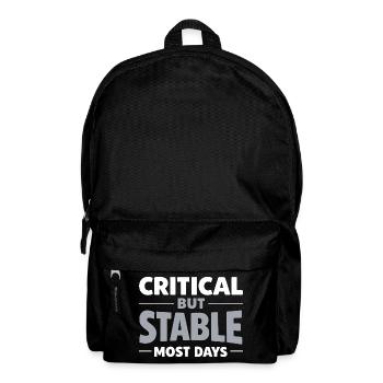 Intensivpflegesanitäter Advanced Emt Als Identity - Rucksack - Schwarz - Vorne