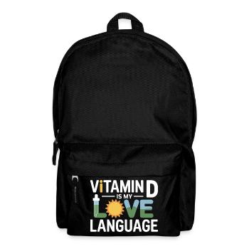 Naturopath Vitamin D Love Language Professional  - Backpack - black - Front