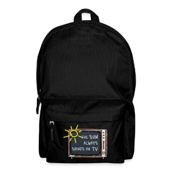 The Sun Always Shines on TV – Retro Spruch - Rucksack - Schwarz - Vorne