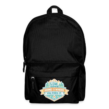 Home Is Where You Park - Camping - Backpack - black - Front