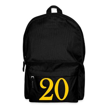 20. 20th ANNIVERSARY. 20 YEARS ANNIVERSARY. 20 YEARS. - Backpack - black - Front