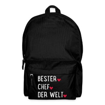 Bester Chef der Welt - Rucksack - Schwarz - Vorne
