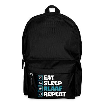 Eat Sleep Alaaf Repeat Carnival Cologne Costume - Backpack - black - Front