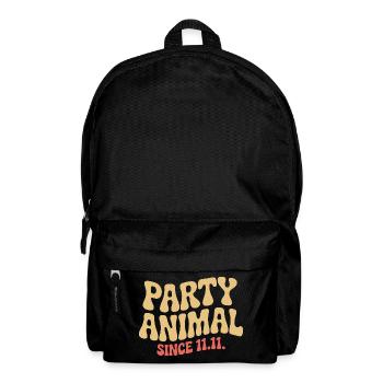 Karneval Party Kölner Animal Since 11.11. Köln - Rucksack - Schwarz - Vorne