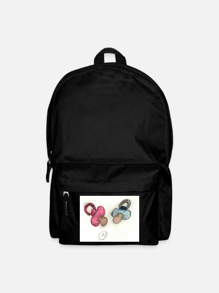 Schnuller - Rucksack - Schwarz