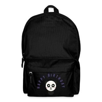 HAPPY BIRTHDAY. HAPPY BIRTHDAY. ANNIVERSARY. - Backpack - black - Front