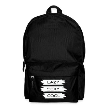 Lazy Sexy Cool  - Rucksack - Schwarz - Vorne