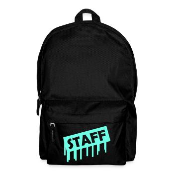 Neon Staff Graffiti Drips - Rucksack - Schwarz - Vorne