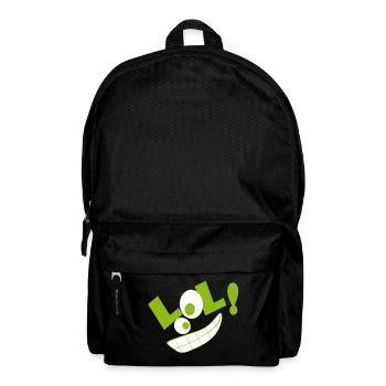 LOL! grün - Rucksack - Schwarz - Vorne