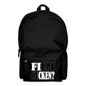 Film gucken? - Rucksack - Schwarz - Vorne