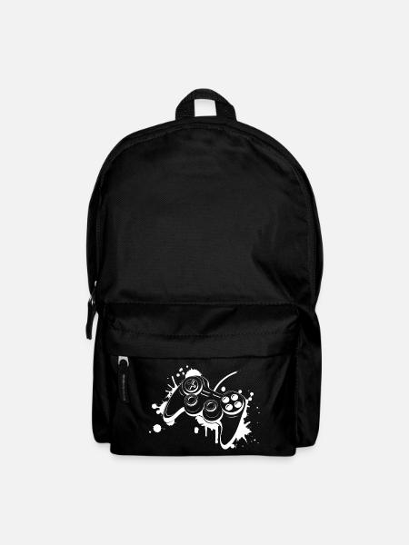 Gamepad Graffiti – stylisches Gamer Artwork - Rucksack - Schwarz