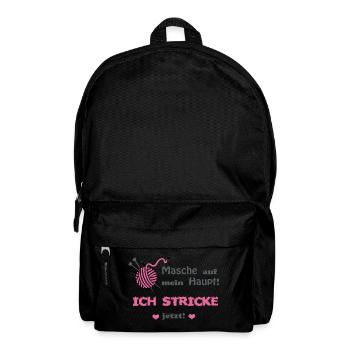 Stricken - Rucksack - Schwarz - Vorne