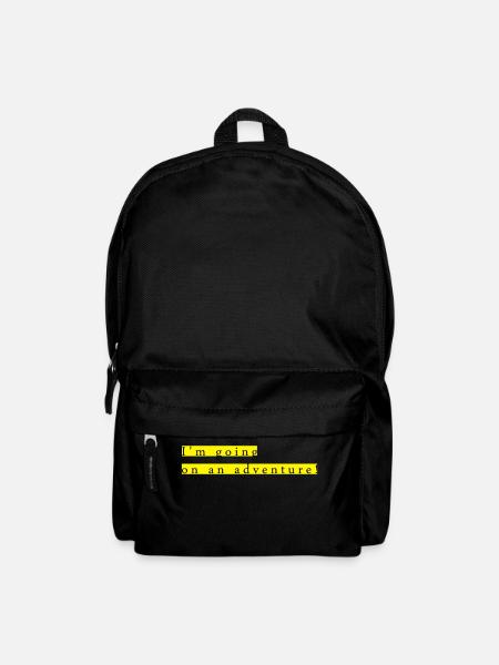 I'm going on an adventure - Rucksack - Schwarz