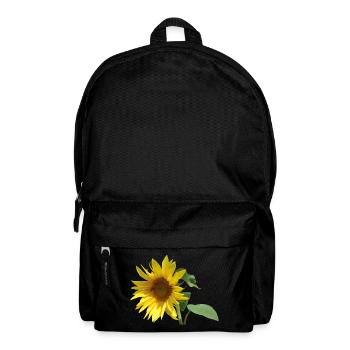 Sonnenblume - Rucksack - Schwarz - Vorne