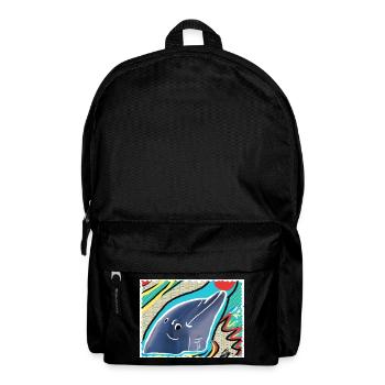 Par exemple Delfin I Tier I Photo I Drawing - Sac à dos - noir - Devant