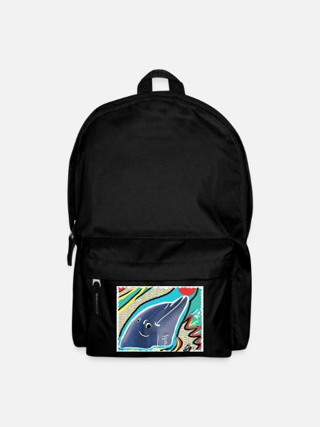 Par exemple Delfin I Tier I Photo I Drawing - Sac à dos - noir