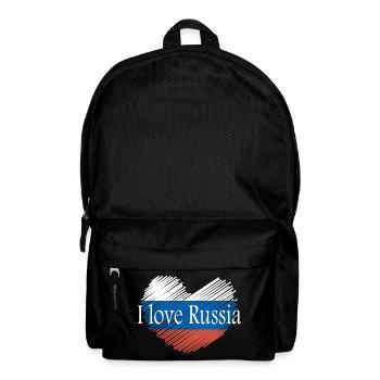 J'aime la russie - Sac à dos - noir - Devant