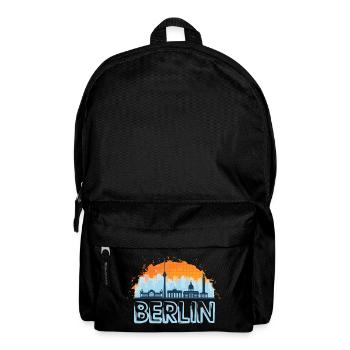 Berlin Deutschland Germany Skyline Stadt City - Backpack - black - Front