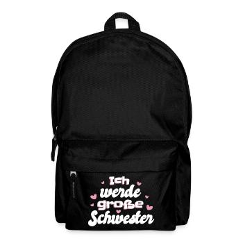 Liebevolle Schwester Botschaft - Rucksack - Schwarz - Vorne