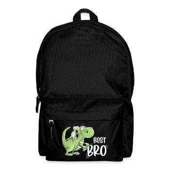 Frères et sœurs Dinosaures I Meilleur frère - Sac à dos - noir - Devant