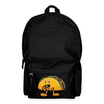 Taco isst einen Taco - Rucksack - Schwarz - Vorne
