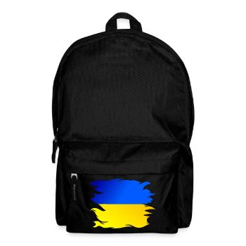 Ukraine Flag Flag - Backpack - black - Front