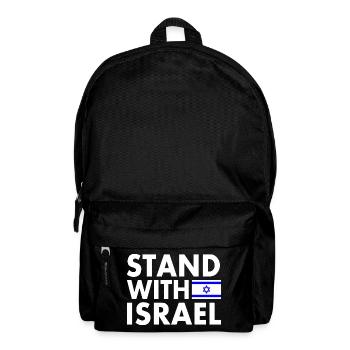 stand with israel - Backpack - black - Front
