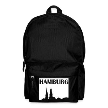 Hamburg - Backpack - black - Front