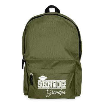 Senior 2023 Grand-père fier grand-père de diplômé - Sac à dos - vert olive - Devant