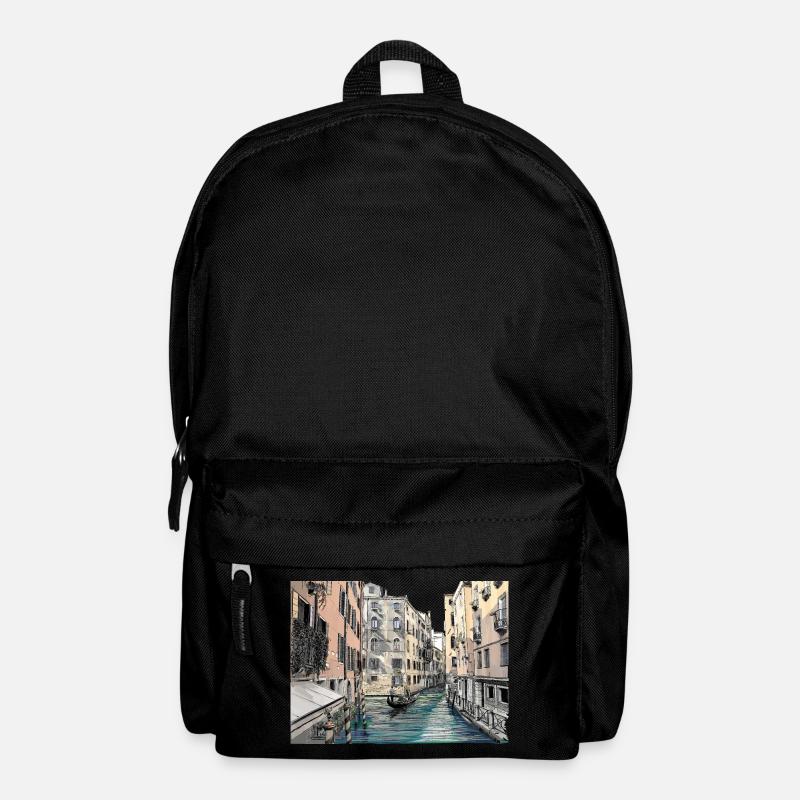 Venedig - Rucksack - Schwarz