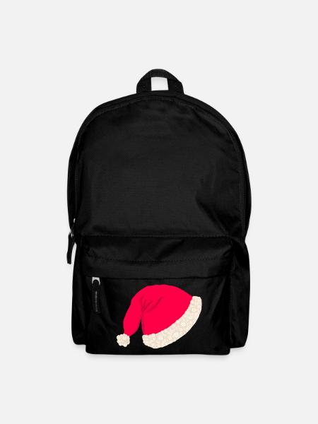 Weihnachtsmütze ohne Text - Rucksack - Schwarz