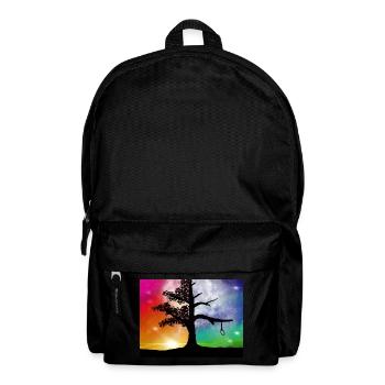 Baum des Lebens - Rucksack - Schwarz - Vorne