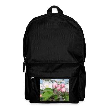 Apfelblüten Zweige Frühling Sommer - Rucksack - Schwarz - Vorne