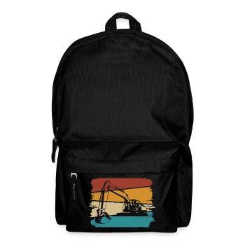 Bagger - Rucksack - Schwarz - Vorne