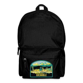 Grenoble: beauty of the capital of the Alps - Backpack - black - Front