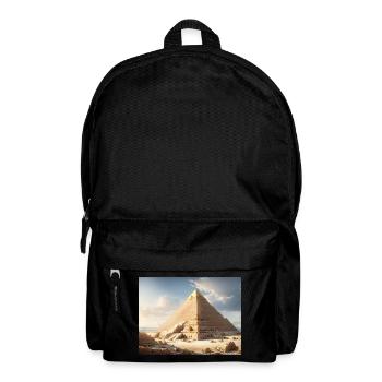 Ägyptische Pyramiden - Rucksack - Schwarz - Vorne