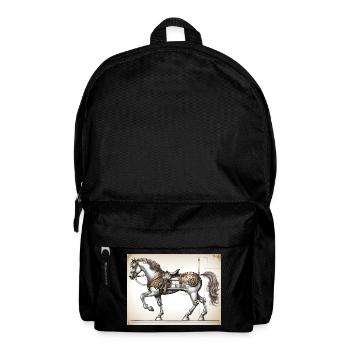 Cheval Mécanique #2 - Sac à dos - noir - Devant