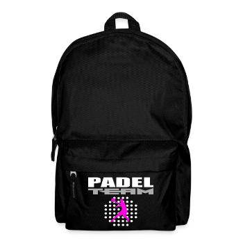 Padel-Mannschaft - Rucksack - Schwarz - Vorne