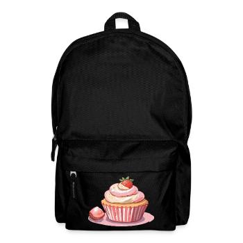 Cupcake Fraise - Sac à dos - noir - Devant