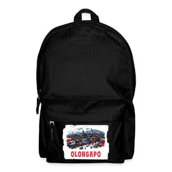 Olongapo Stadt Philippinen Urlaub Skyline - Rucksack - Schwarz - Vorne