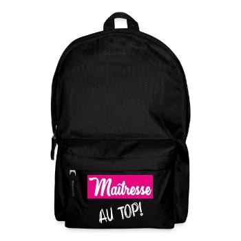 MERCI. THANKS. THANK YOU. ANNIVERSAIRE. NAISSANCE. - Sac à dos - noir - Devant
