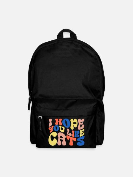 J’espère que vous aimez les chats - Sac à dos - noir