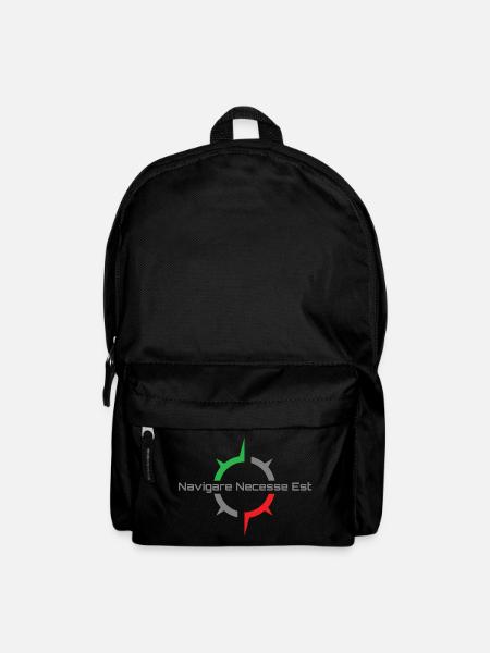 Navigare Nesesse Est - Rucksack - Schwarz