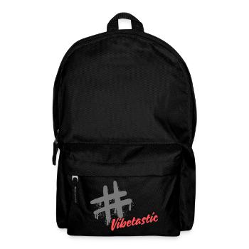 Vibetastic hatch tag slogan - Backpack - black - Front