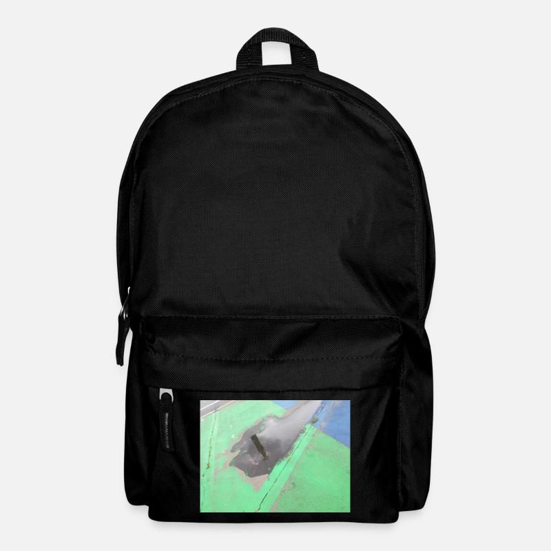 CSD Berlin (gespiegelte Siegessäule in der Pfütze) - Rucksack - Schwarz
