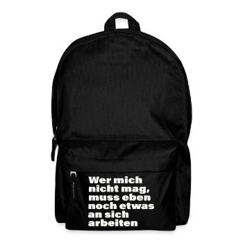 WHO DOESN'T LIKE ME - Backpack - black - Front