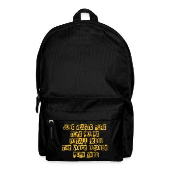 JONE WASTE YORE TOYE MONME YORALL REDIII THE VOICE - Sac à dos - noir - Devant