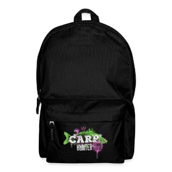 Carp Carp Hunter Fishing Angler Fish Graffiti - Backpack - black - Front