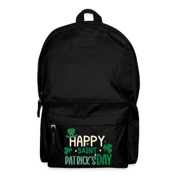 Joyeuse journée de la Saint-Patrick - Sac à dos - noir - Devant